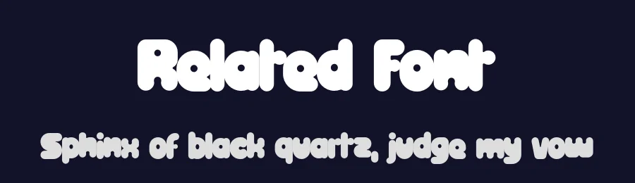 Related Font by David González Molinero — Display Font — thumbnail 2