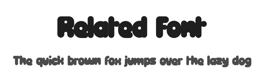 Related Font by David González Molinero — Display Font