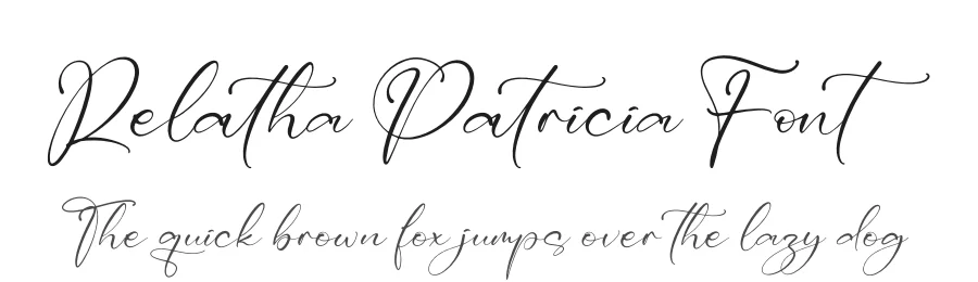 Relatha Patricia Font by letterfabric — Script Handwritten Font