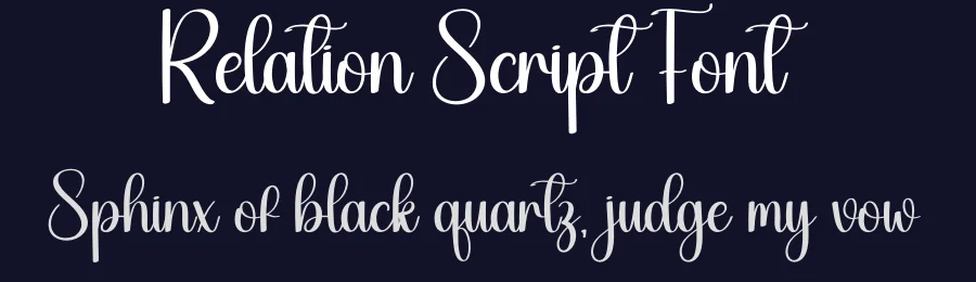 Relation Script Font by creativeletter — Script Handwritten Font — thumbnail 2