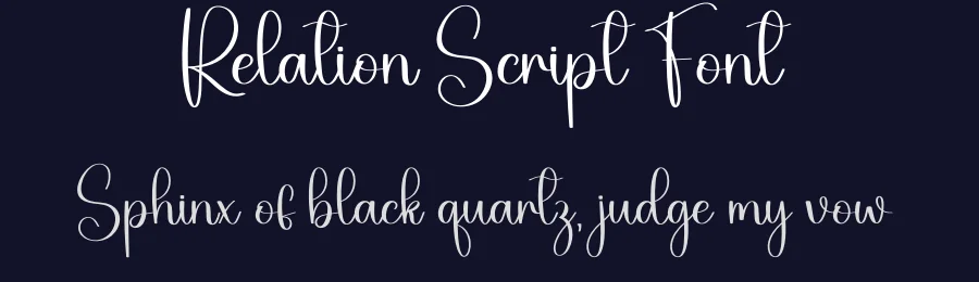 Relation Script Font by Store_07 — Script Handwritten Font — thumbnail 2