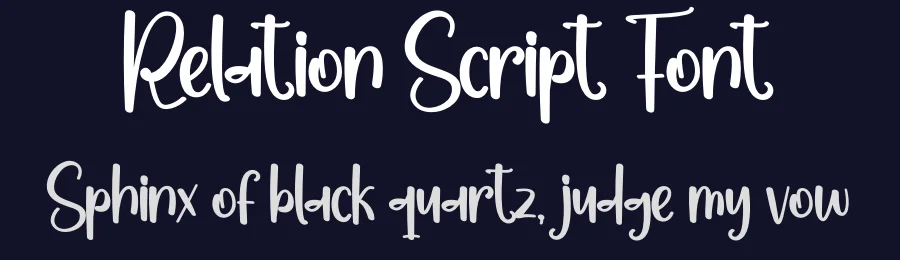 Relation Script Font by creativeletter — Script Handwritten Font — thumbnail 2