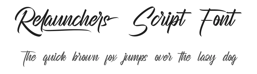 Relaunchers Script Font by nihstudio — Script Handwritten Font