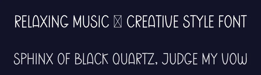Relaxing Music – Creative Style Font by freshtypeink — Display Font — thumbnail 2