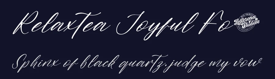Relaxtea Joyful Font by letterenastudios — Script Handwritten Font — thumbnail 2