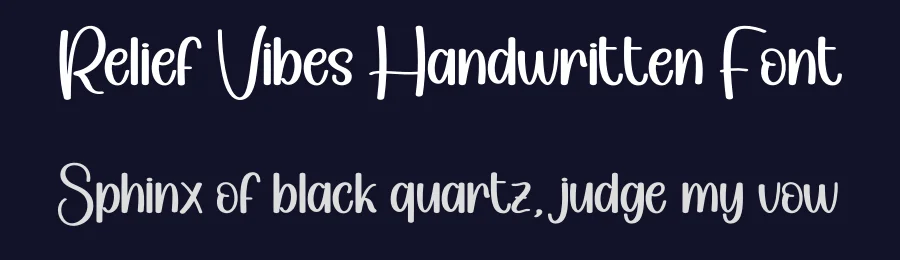Relief Vibes Handwritten Font by andikastudio — Script Handwritten Font — thumbnail 2