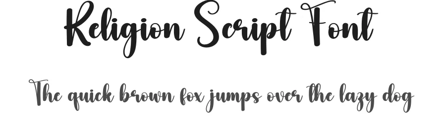 Religion Script Font by creativeletter — Script Handwritten Font