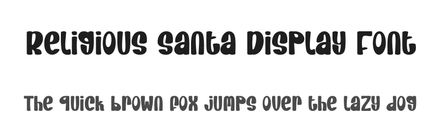 Religious Santa Display Font by creativeletter — Display Font
