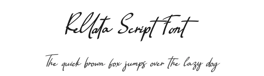 Rellata Script Font by letterenastudios — Script Handwritten Font