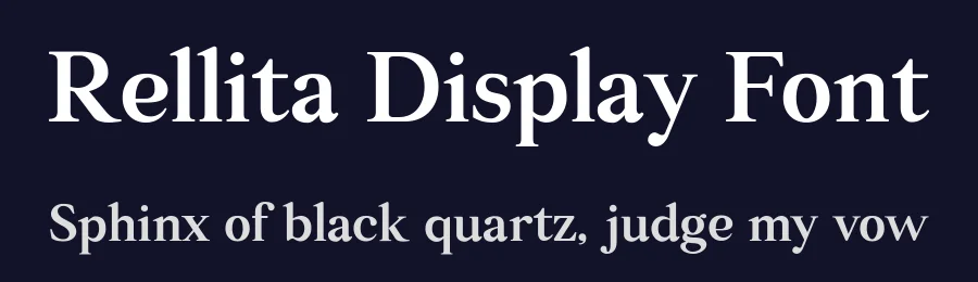 Rellita Display Font by gatype — Display Font — thumbnail 2
