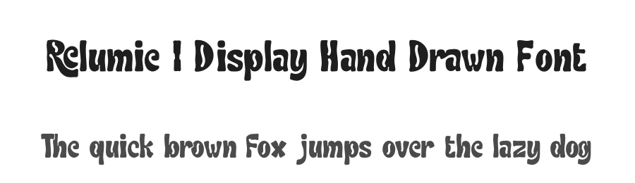 Relumie | Display Hand Drawn Font by Gracetypestudio — Display Font