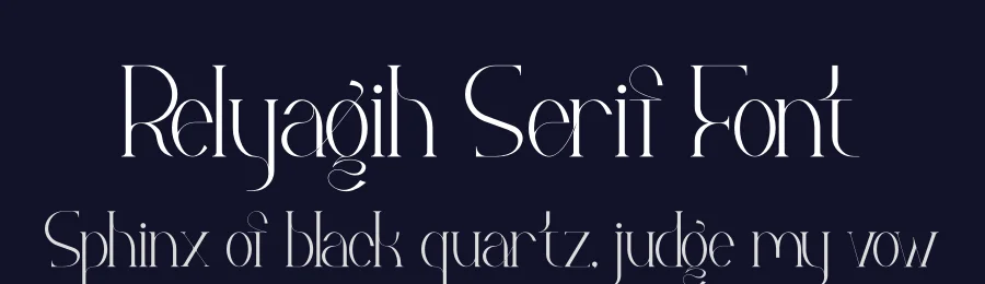 Relyagih Serif Font by Storytype — Serif Font — thumbnail 2