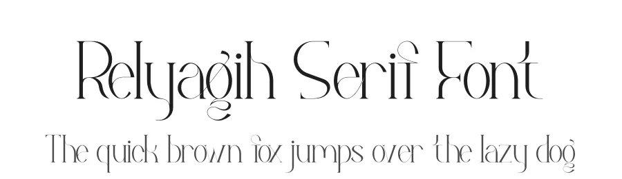 Relyagih Serif Font by Storytype — Serif Font