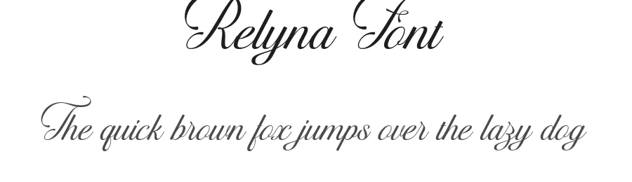 Relyna Font by burntilldead — Script Handwritten Font
