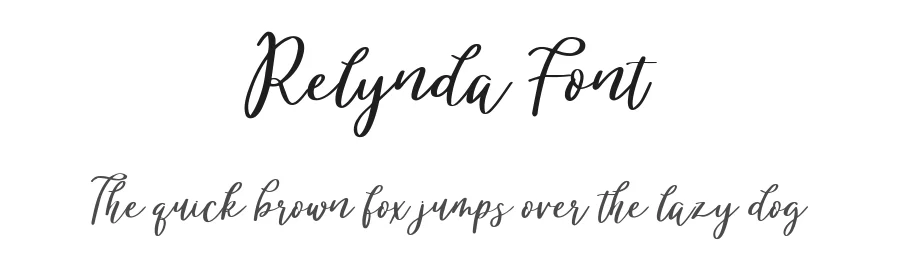 Relynda Font by metafontsy — Script Handwritten Font