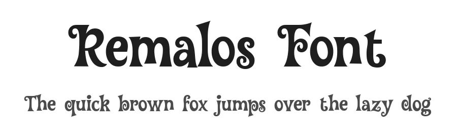 Remalos Font by Designed by GraphicSauce — Display Font