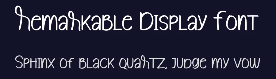 Remarkable Display Font by creativeletter — Display Font — thumbnail 2
