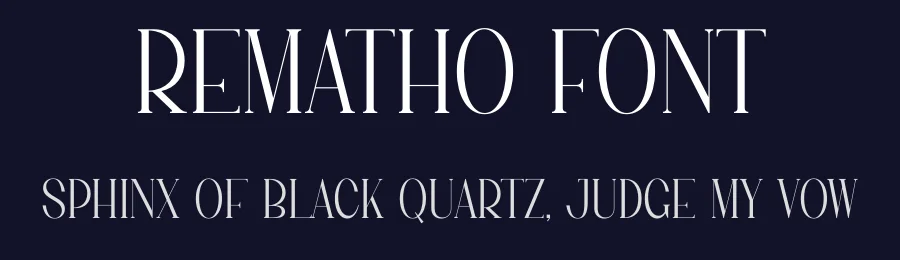 Rematho Font by Storytype — Serif Font — thumbnail 2