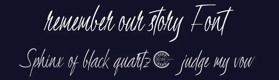 Remember Our Story Font by RaisProject — Script Handwritten Font — thumbnail 2
