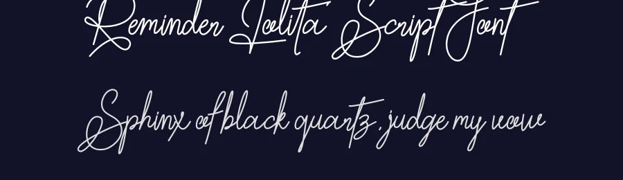 Reminder Lolita Script Font by majelis art — Decorative Font — thumbnail 2