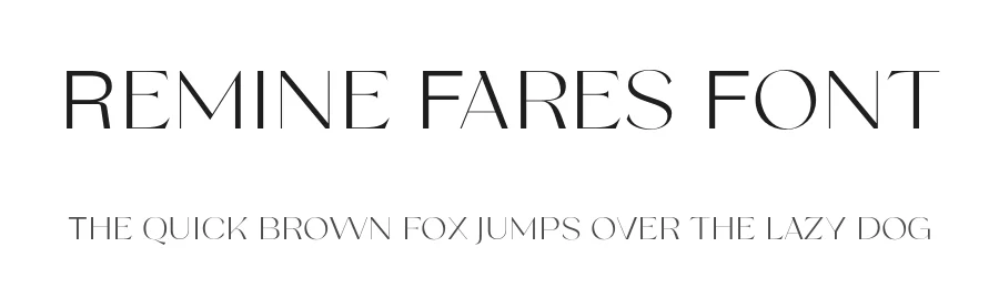 Remine Fares Font by YUKITA CREATIVE — Sans Serif Font