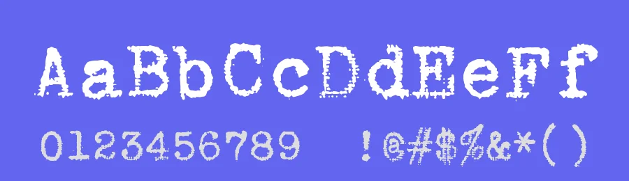 Remington Deluxe Typewriter 1938 Font by zai — Display Font — thumbnail 3
