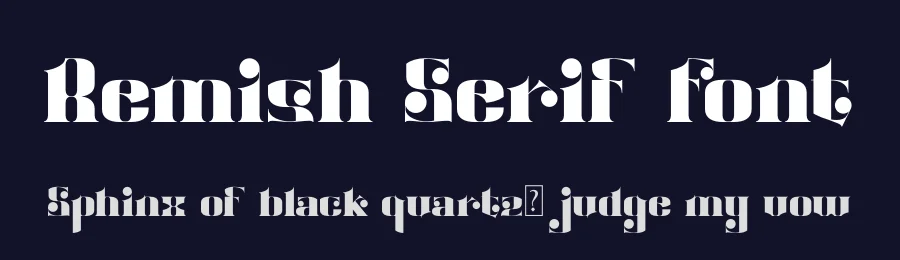 Remish Serif Font by RTSTD — Serif Font — thumbnail 2
