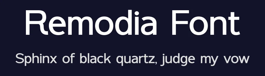 Remodia Font by Rantautype — Sans Serif Font — thumbnail 2