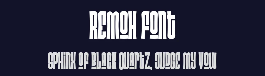 Remoh Font by Linecreative — Display Font — thumbnail 2