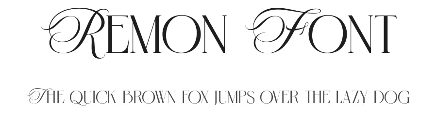 Remon Font by burntilldead — Serif Font