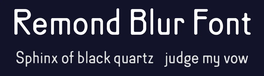 Remond Blur Font by craftsupplyco — Sans Serif Font — thumbnail 2