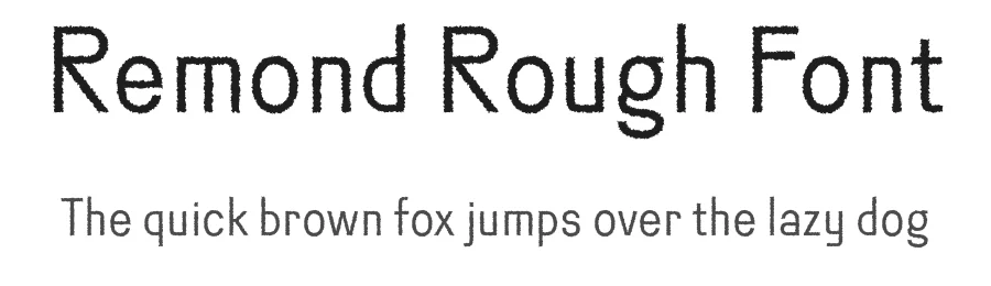 Remond Rough Font by craftsupplyco — Sans Serif Font