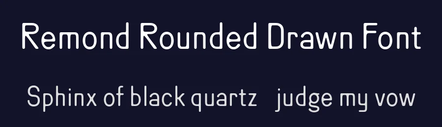 Remond Rounded Drawn Font by craftsupplyco — Sans Serif Font — thumbnail 2