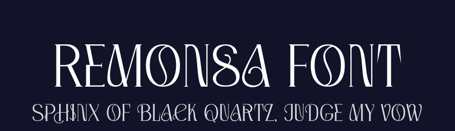 Remonsa Font by SlideShoot — Serif Font — thumbnail 2