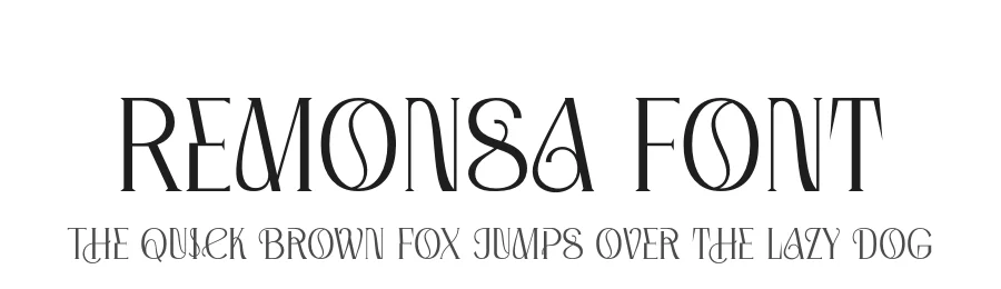 Remonsa Font by SlideShoot — Serif Font