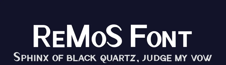 ReMoS Font by lasteypestudio — Display Font — thumbnail 2
