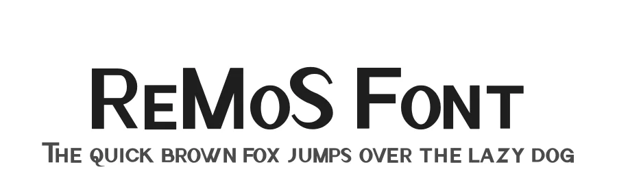 ReMoS Font by lasteypestudio โ Display Font