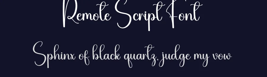 Remote Script Font by andikastudio — Script Handwritten Font — thumbnail 2