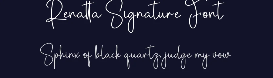 Renatta Signature Font by creativeletter — Script Handwritten Font — thumbnail 2