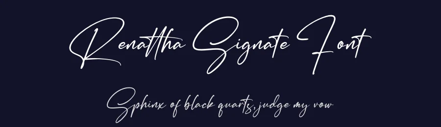 Renattha Signate Font by perspectype — Script Handwritten Font — thumbnail 2