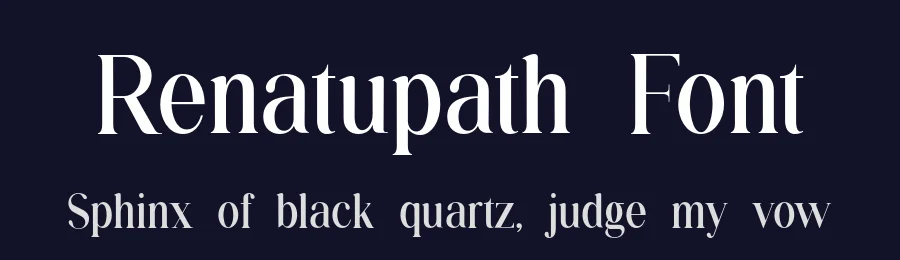 Renatupath Font by UICreative — Serif Font — thumbnail 2