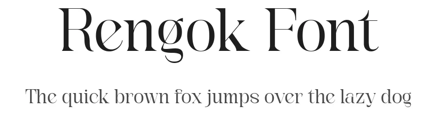 Rengok Font by Imoodev — Serif Font