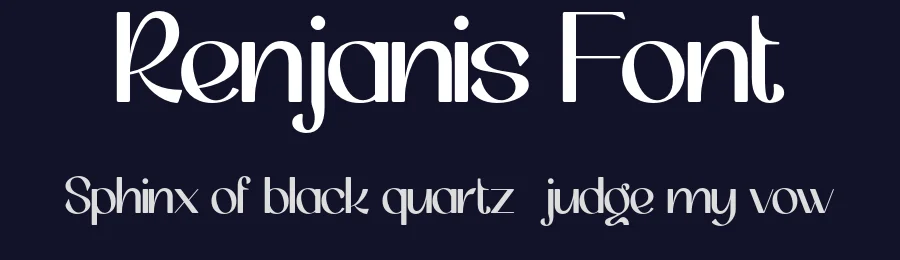 Renjanis Font by Pikgura Type — Display Font — thumbnail 2