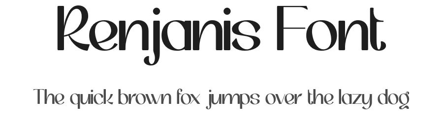 Renjanis Font by Pikgura Type — Display Font