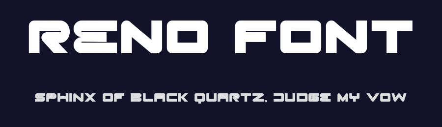 Reno Font by Muntab_Art — Display Font — thumbnail 2
