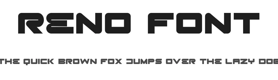 Reno Font by Muntab_Art — Display Font