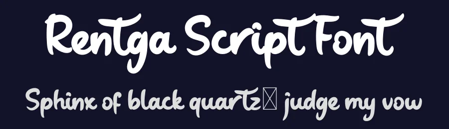 Rentga Script Font by productype — Script Handwritten Font — thumbnail 2