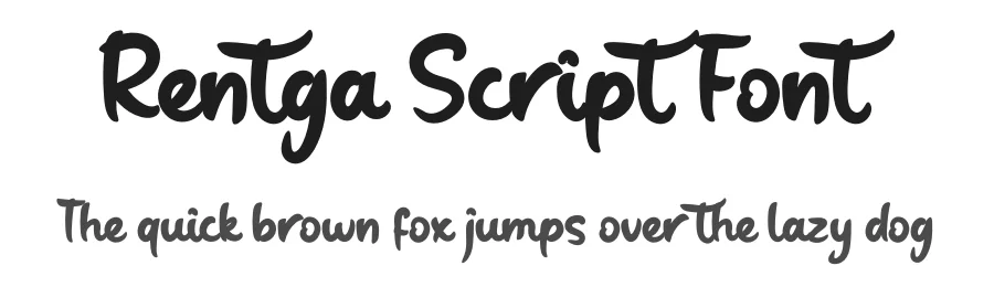 Rentga Script Font by productype — Script Handwritten Font