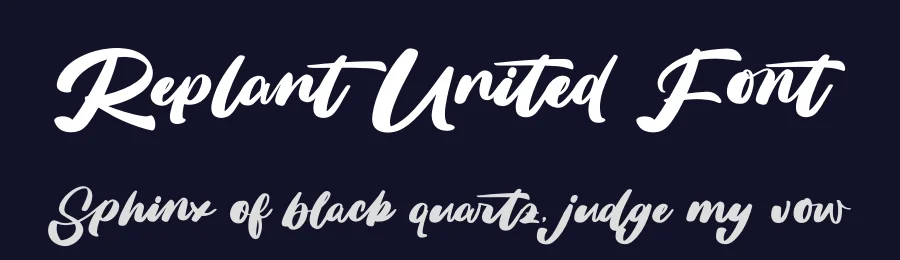 Replant United Font by letterenastudios — Script Handwritten Font — thumbnail 2