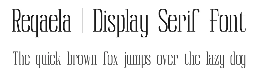 Reqaela | Display Serif Font by Gracetypestudio — Display Font